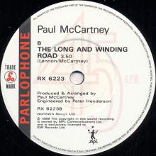 1989 boxed paul mccartney This One ⁄ The Long And Winding Road RX 6223 - pic 6