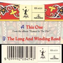 1989 boxed paul mccartney This One ⁄ The Long And Winding Road RX 6223 - pic 7