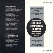 UK 1990 03 24 - IT'S NOW OR NEVER - THE LAST TEMPTATION OF ELVIS - NME CD PRO 1990  - pic 1