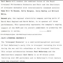 1991 06 28 a  World Premiere Of Paul McCartney's Liverpool Oratorio - Press Release - pic 12