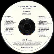 UK 1993 06 07 - 1993 08 09 - THE PAUL McCARTNEY COLLECTION - CDPMCOLDJ 1 - PROMO - pic 3
