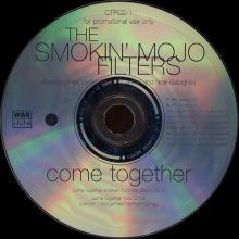 UK 1995 09 09 - THE SMOKIN' MOJO FILTERS - COME TOGETHER - CTPCD 1 - PROMO CD   - pic 1