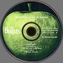 1996 10 28 - THE BEATLES - ANTHOLOGY 3 - CD ANTH 3 - PROMO - pic 1