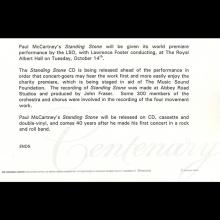 1997 09 29 a Paul McCartney's Standing Stone - press pack - PMC 2 - pic 6