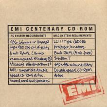 UK 1997 - EMI100 1997 THE FIRST CENTENARY - MULL OF KINTYRE - CDCNTDJ 1/2 - PROMO - pic 1
