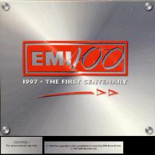 UK 1997 - EMI100 1997 THE FIRST CENTENARY - MULL OF KINTYRE - CDCNTDJ 1/2 - PROMO - pic 3