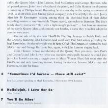 1995 uk19CD a The Beatles Anthology 1 - 7243 8 34445 2 6 / BEATLES CD DISCOGRAPHY UK  - pic 10