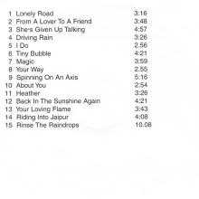 UK 2001 11 12 - PAUL MCCARTNEY - DRIVING RAIN - FULL CD 15 TRACKS - PROMO - pic 2