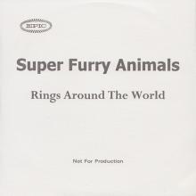 UK 2001 07 23 - SUPER FURRY ANIMALS - RINGS AROUND THE WORLD - RECEPTACLE FOR THE RESPECTABLE - PROMO CDR - pic 1