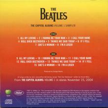 UK - 2004 11 15 - THE BEATLES - THE CAPITOL ALBUMS VOLUME 1 - 7087 6 18966 2 6 - PROMO - pic 1