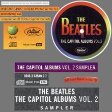 UK - 2006 01 11 - THE BEATLES - THE CAPITOL ALBUMS VOLUME 2 - DPRO 0946 3 59566 2 7 // 0946 3 63549 2 7 - PROMO - pic 1