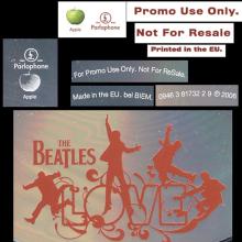 UK - 2006 11 20 - THE BEATLES - LOVE - 4 TRACK SAMPLER - 0946 3 81732 2 9 - PROMO CD - pic 1