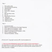 UK 2011 06 10 - McCARTNEY (2011 REMASTER) - PAUL McCARTNEY ARCHIVE COLLECTION - PROMO CDR - pic 1