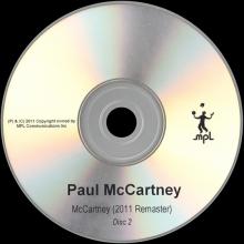 UK 2011 06 10 - McCARTNEY (2011 REMASTER) - PAUL McCARTNEY ARCHIVE COLLECTION - PROMO CDR - pic 6