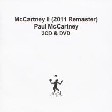 UK 2011 06 13 - McCARTNEY II (2011 REMASTER) - PAUL McCARTNEY ARCHIVE COLLECTION - PROMO CDR - pic 1
