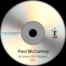 UK 2011 06 13 - McCARTNEY II (2011 REMASTER) - PAUL McCARTNEY ARCHIVE COLLECTION - PROMO CDR - pic 6