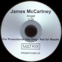 UK 2011 04 23 - JAMES McCARTNEY - ANGEL - ECR1009000-52 - PROMO CDR - pic 2