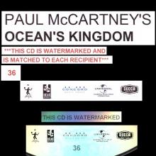 UK 2011 10 03 - PAUL MCCARTNEY'S OCEAN'S KINGDOM - PROMO CDR - pic 1