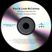 UK 2012 05 21 - PAUL & LINDA MCCARTNEY RAM DELUXE EDITION BOX SET - PROMO (5 CDR SET) - pic 15