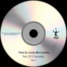 UK 2012 05 21 - RAM - PAUL & LINDA MCCARTNEY  (2012 REMASTER) - PAUL MCCARTNEY ARCHIVE COLLECTION - PROMO 3X CDR SET - pic 1