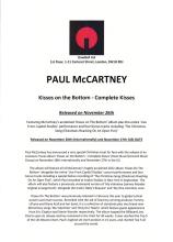 UK 2012 10 02 - PAUL MCCARTNEY - COMPLETE KISSES - KISSES AT THE BOTTOM ( iTUNES ) - UNIVERSAL PROMO 2CD - pic 1