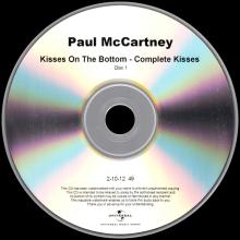 UK 2012 10 02 - PAUL MCCARTNEY - COMPLETE KISSES - KISSES AT THE BOTTOM ( iTUNES ) - UNIVERSAL PROMO 2CD - pic 5