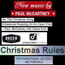 UK 2011 11 26 - THE CHRISTMAS SONG - CHRISTMAS RULES - PROMO CDR - pic 1