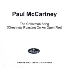 UK 2011 11 26 - THE CHRISTMAS SONG - CHRISTMAS RULES (CHESTNUTS ROASTING ON AN OPEN FIRE) - MERCURY - PROMO CDR - pic 1