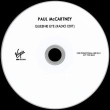 UK 2013 12 09 - PAUL MCCARTNEY - QUEENIE EYE (RADIO EDIT) - VIRGIN EMI RECORDS - PROMO CDR - pic 1