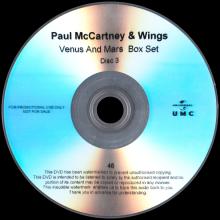 UK 2014 11 03 - PAUL MCCARTNEY & WINGS VENUS AND MARS -ARCHIVE COLLECTION - MPL - CONCORD - UNIVERSAL - HEAR MUSIC PROMO CDR - pic 9