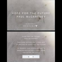 2015 01 12 PAUL McCARTNEY - HOPE FOR THE FUTURE - HRM-36718-01 ⁄ 8 88072 367180 - 12 INCH - EU - pic 10