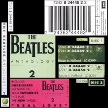 1996 uk20CDhol c The Beatles Anthology 2 / 7243 8 34448 2 3 ⁄ BEATLES CD DISCOGRAPHY UK - pic 1