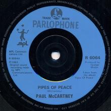 uk1983(1) Pipes Of Peace ⁄ So Bad R 6064 - pic 1