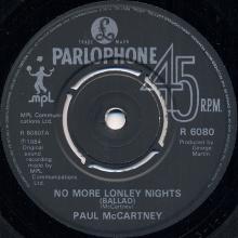 uk35 No More Lonely Nights R 6080 - pic 1
