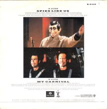 uk37 - 1985 11 18 - SPIES LIKE US ⁄ MY CARNIVAL - R 6118 - pic 1