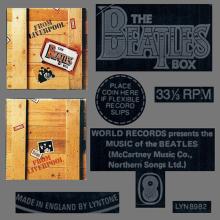 ukfl 1980 The Beatles Box / World Records / Lyntone / LYN 8982 - pic 2
