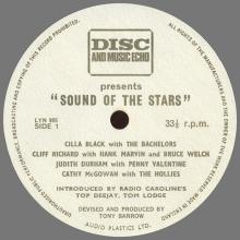 ukfl 1966 Sound  Of The Stars - Disc And Music - Tom Lodge - LYN 996 - pic 1
