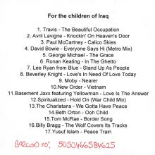 UK 2003 04 00 - WAR CHILD - HOPE - PAUL MCCARTNEY - CALICO SKIES - R8-DQA - PROMO CD - B - pic 1