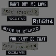 irR5114 Can't Buy Me Love / You Can't Do That - pic 1