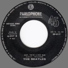 yu010 All You Need Is Love ⁄ Baby You're A Rich Man ⁄ SP 8137 -BEATLES DISCOGRAPHY YUGOSLAVIA - pic 5