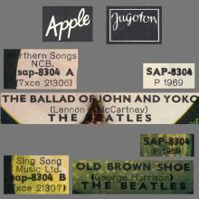 yu070 071 The Ballad Of John And Yoko ⁄ Old Brown Shoe ⁄ SAP 8304 -BEATLES DISCOGRAPHY YUGOSLAVIA - pic 7