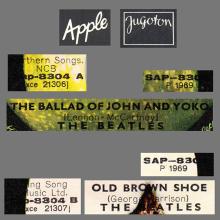 yu070 071 The Ballad Of John And Yoko ⁄ Old Brown Shoe ⁄ SAP 8304 -BEATLES DISCOGRAPHY YUGOSLAVIA - pic 8
