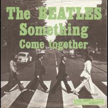 yu075 Something ⁄ Come Together SP 8334  -BEATLES DISCOGRAPHY YUGOSLAVIA - pic 1