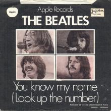 yu100 Let It Be ⁄ You Know My Name ⁄ SAP 8361  -BEATLES DISCOGRAPHY YUGOSLAVIA - pic 5