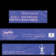 yu32 Say Say Say ⁄ Ode To A Koala Bear SPAR 89038 - pic 5